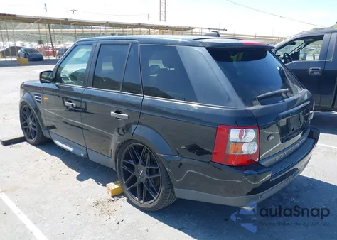 2008 Land Rover Range Rover Sport Supercharged из США, поврежденный, VIN SALSH23428A178955